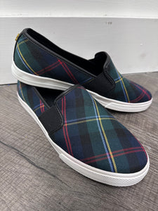 Ralph Lauren Slip on Plaid Shoe Sz 9