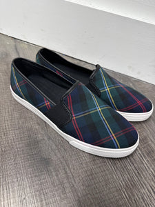 Ralph Lauren Slip on Plaid Shoe Sz 9