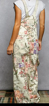 Load image into Gallery viewer, POL Floral Lace Patch Overalls
