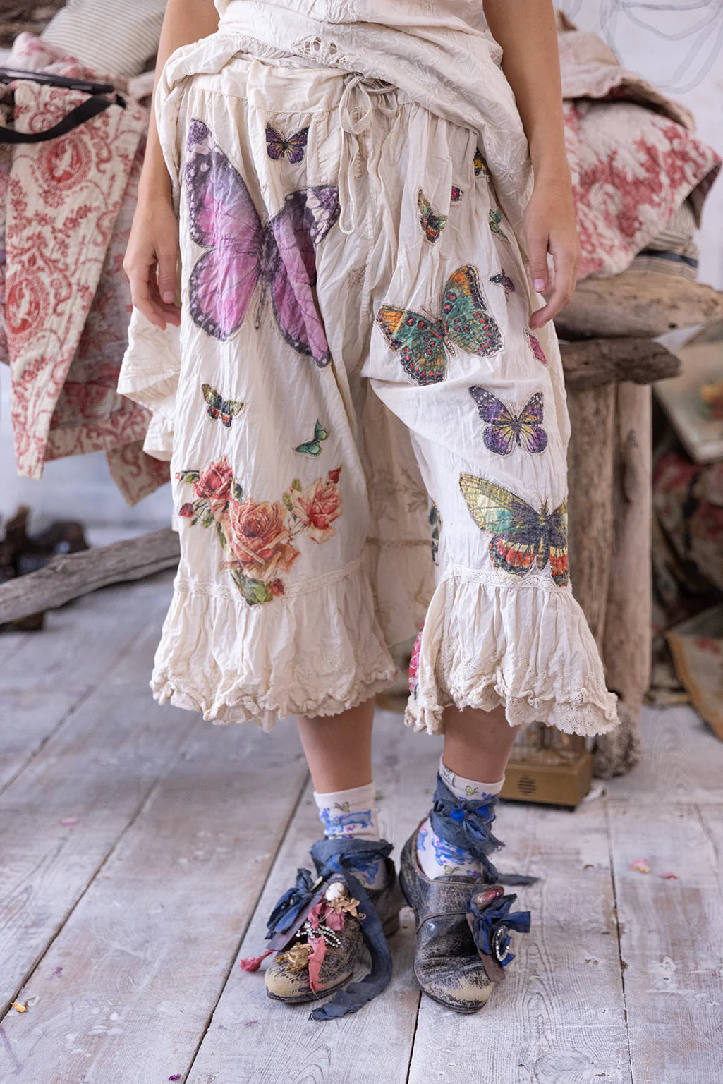 Front view ruffle bloomers