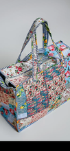 Load image into Gallery viewer, POL Patchwork Pattered Large Tote / Travel / Anything Bag
