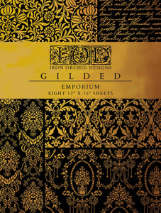 Iron Orchid Design Gilded Emporium Transfer