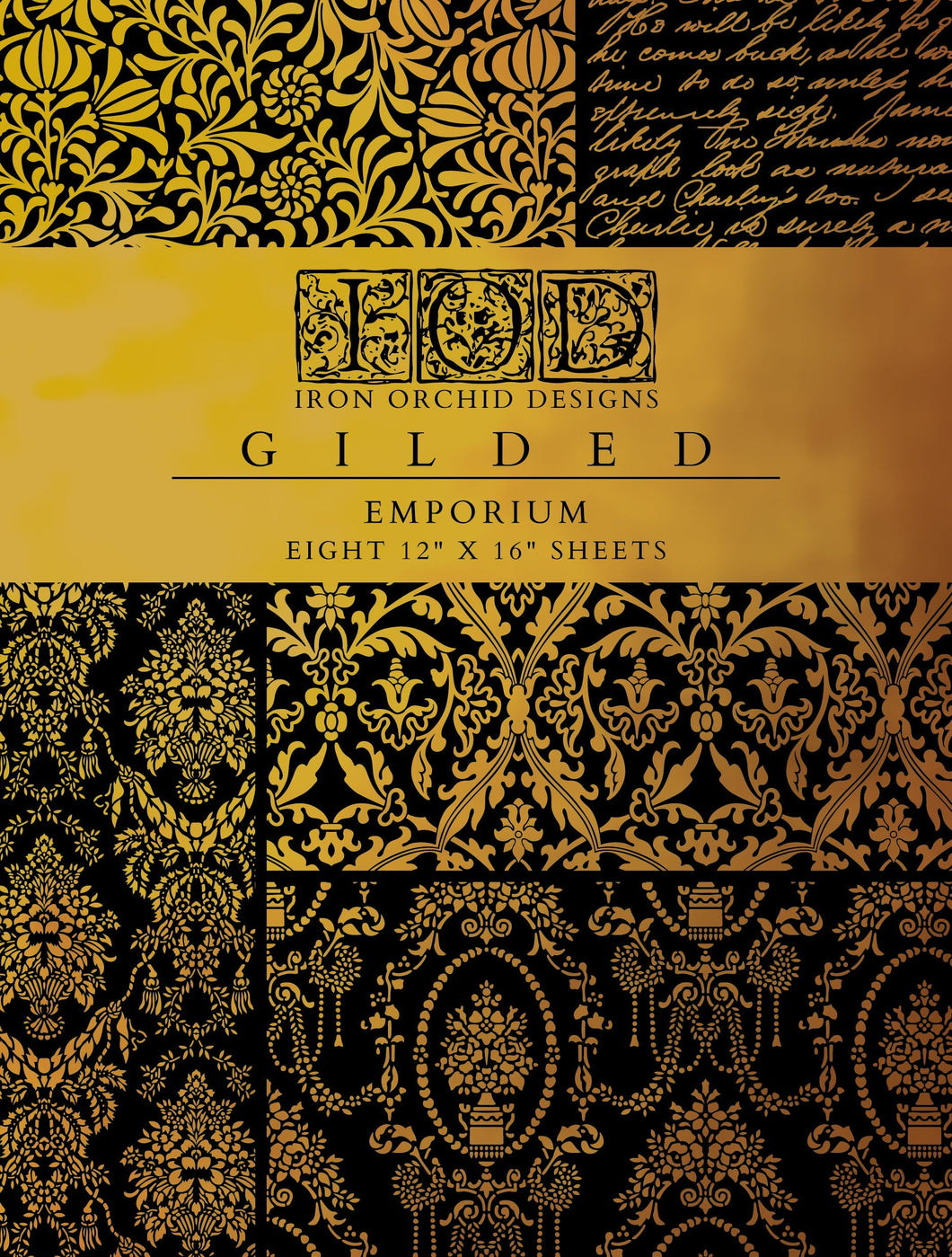Iron Orchid Design Gilded Emporium Transfer