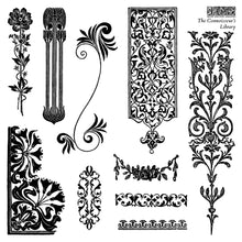 Load image into Gallery viewer, Iron Orchid Designs Mini Stamps The Connoisseur's Library

