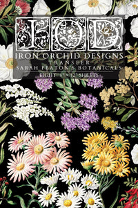 Iron Orchid Designs Transfer Sarah Featon's Botanicals
