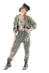 Magnolia Pearl Teddy Check Kelly cropped coat