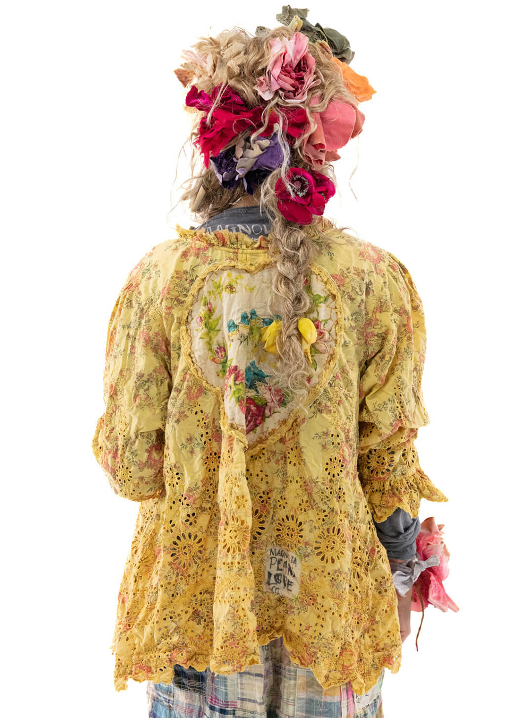 Magnolia Pearl Floral Eyelet Remi Blouse