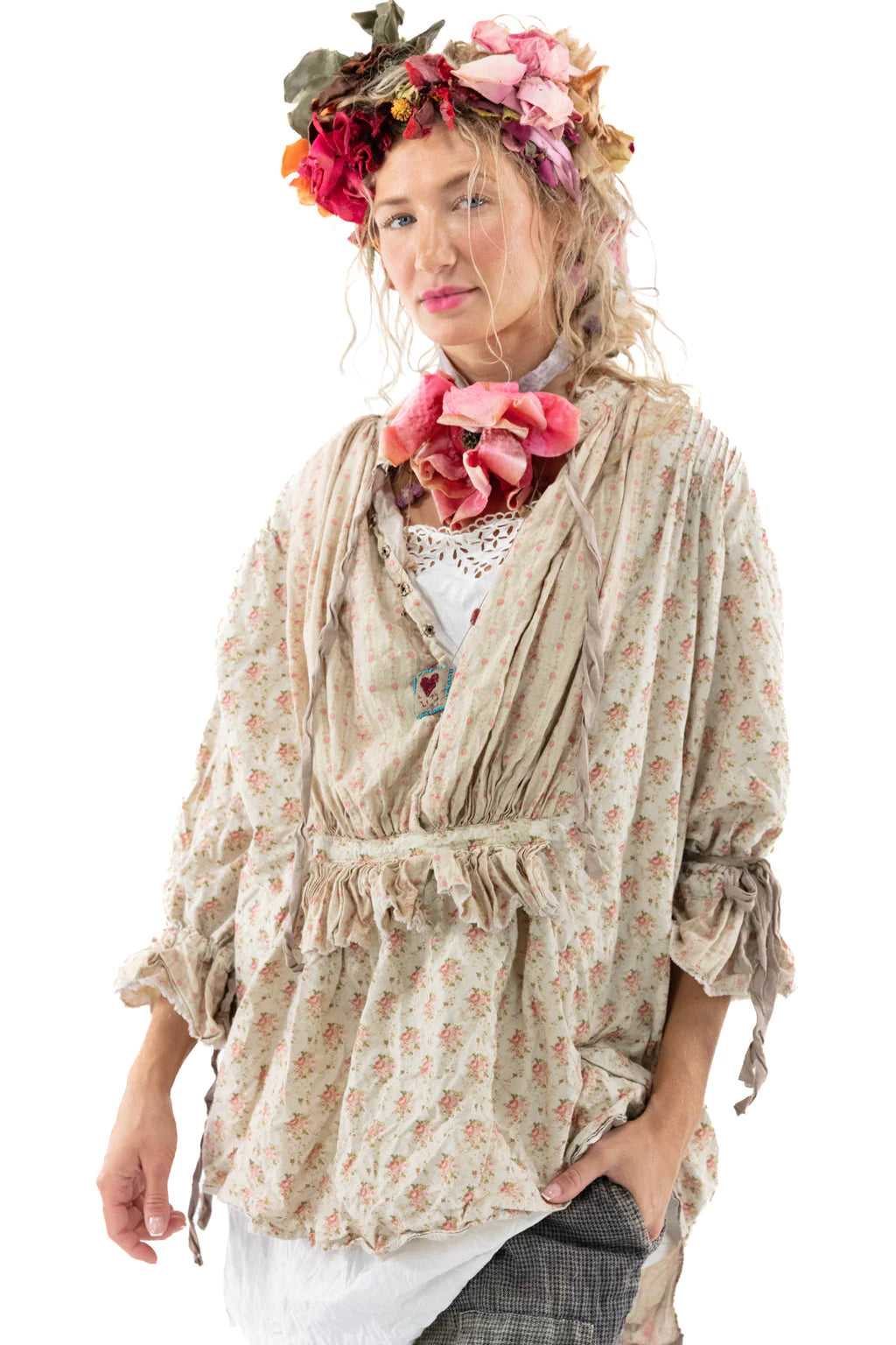 magnolia Pearl, Floral, Amadeus, Blouse