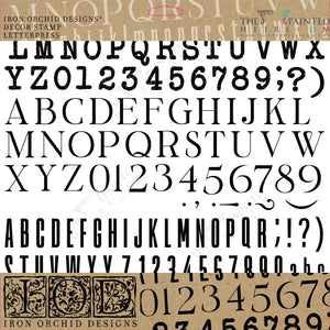 Iron Orchid Designs Decor Stamp Letter Press