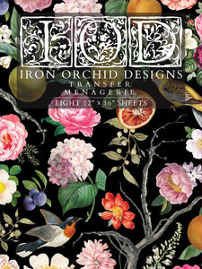 Iron Orchid Designs Tranfser Menagerie