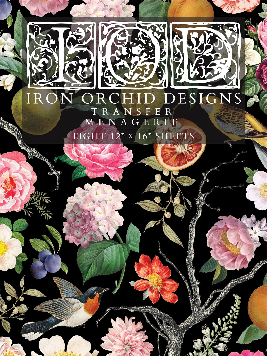 Iron Orchid Designs Tranfser Menagerie