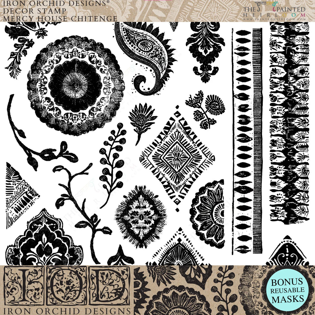 Iron Orchid Designs Decor Stamp Mercy House Chitenge