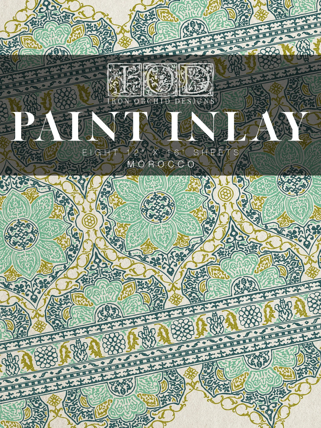 Iron Orchid Design Paint Inlay Morocco