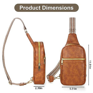 SuitShine Small Sling Bag dimensions