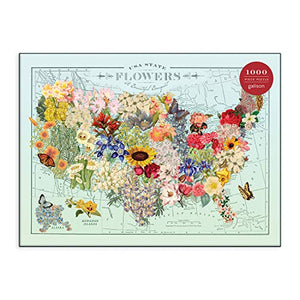 1000 piece floral puzzle