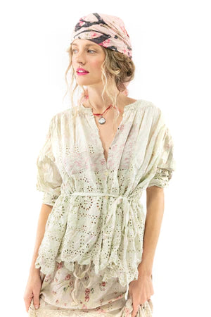 Magnolia Pearl Eyelet Flanders Smock Jacket