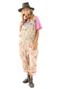 Magnolia Pearl Floral Print Overalls