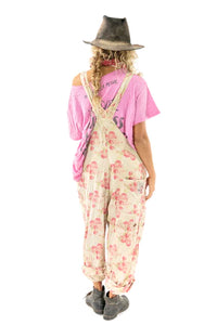 Magnolia Pearl Floral Print Overalls