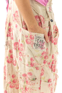 Magnolia Pearl Floral Print Overalls