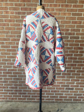 Load image into Gallery viewer, Americana quilt coat back
